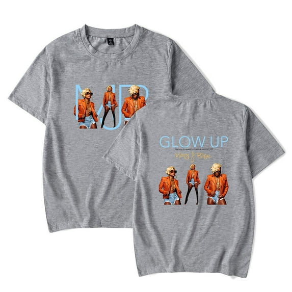 Mary J. Blige Merch Glow Up Print T-shirt Women Men Casual Fashion Short Sleeve Tee
