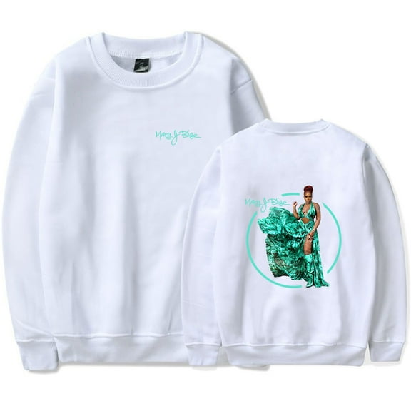 Mary J. Blige Merch The For My Fans Tour 2025 Print Crewneck Sweatshirt Unisex Fashion Long Sleeve