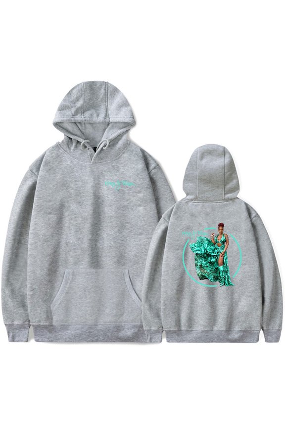 Mary J. Blige Merch The For My Fans Tour 2025 Print Hoodie Women Man Fashion Casual Long Sleeve Sweatshirt