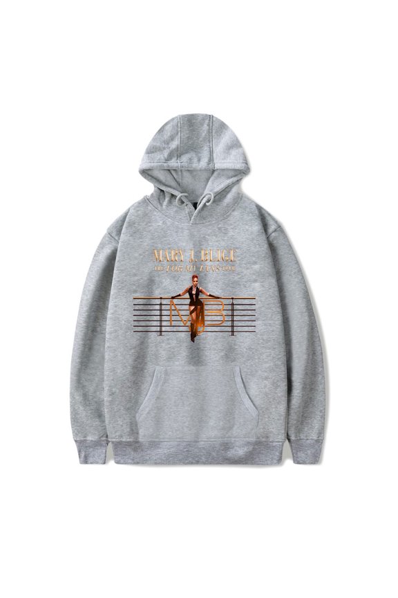 Mary J. Blige Merch The For My Fans Tour Hoodie Unisex Fashion Casual Long Sleeve Sweatshirt