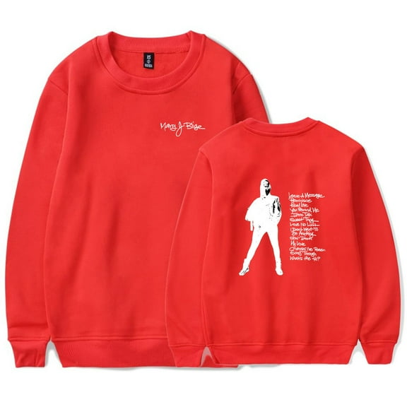 Mary J. Blige Merch What's the 411? Print Crewneck Sweatshirt Unisex Fashion Long Sleeve Top