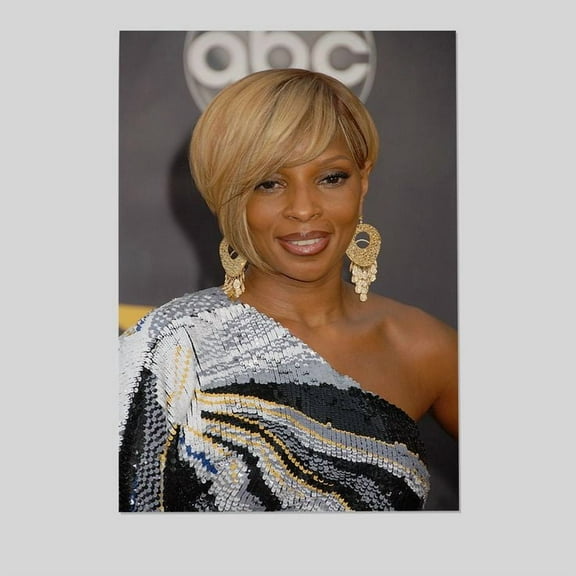 Mary J. Blige Music Musician Rapper Songwriter Wall Home Decor - POSTER Size 24''x36'' -