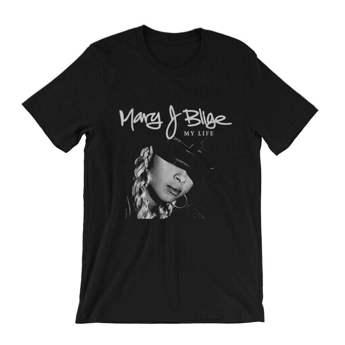 Mary J Blige My Life Heavy Cotton Black Full Size For Men Shirt mary-j-blige-my-life-heavy-cotton-black-full-size-for-men-shirt
