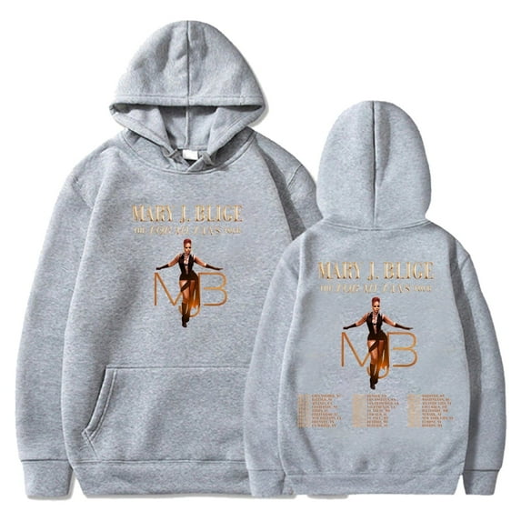 Mary J. Blige The For My Fans Tour 2025 Hoodie Merch Casual Fashion Streetwear Men Women Hooded Sweatshirt