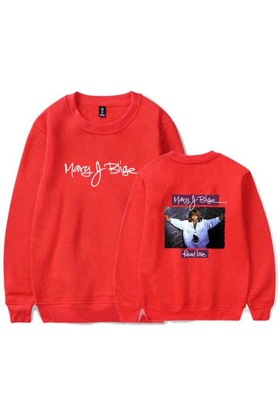 Mary J. Blige The For My Fans Tour 2025 Sweatshirt Unisex Fashion Casual Long Sleeve Pullover