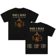 thumbnail image 1 of Mary J Blige The For My Fans Tour 2025 T-shirt Crewneck Short Sleeve Cotton Tee Men Women Streetwear Tops, 1 of 9