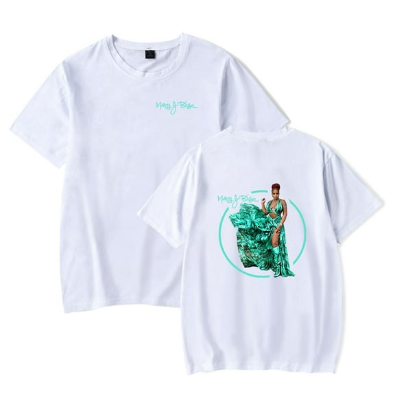 Mary J. Blige The For My Fans Tour 2025 T-shirt Women Men Casual Fashion Short Sleeve Tee