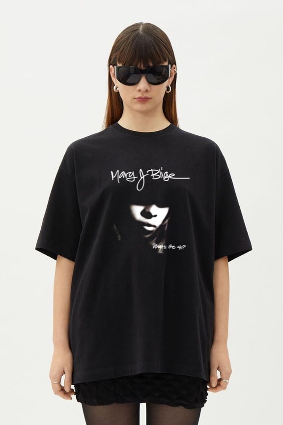 Mary J Blige What's The 411 Album 90s R&B Hip T-Shirt, for men & women, up to size 5XL