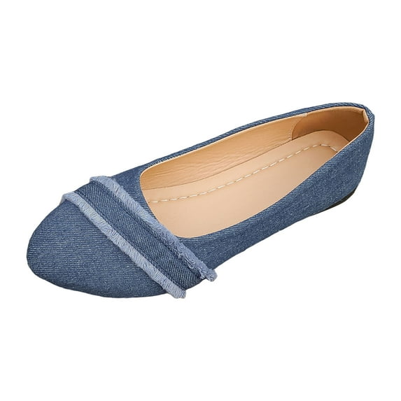 Mary Jane Flats for Women Glitter Pointed Toe Casual Dressy Slip on Office Work Ballet Flats Shoes