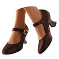 thumbnail image 1 of Mary Jane High Heels Ankle Slingback Dress Shoes for Women Party Dating with Buckle Strap, 1 of 9