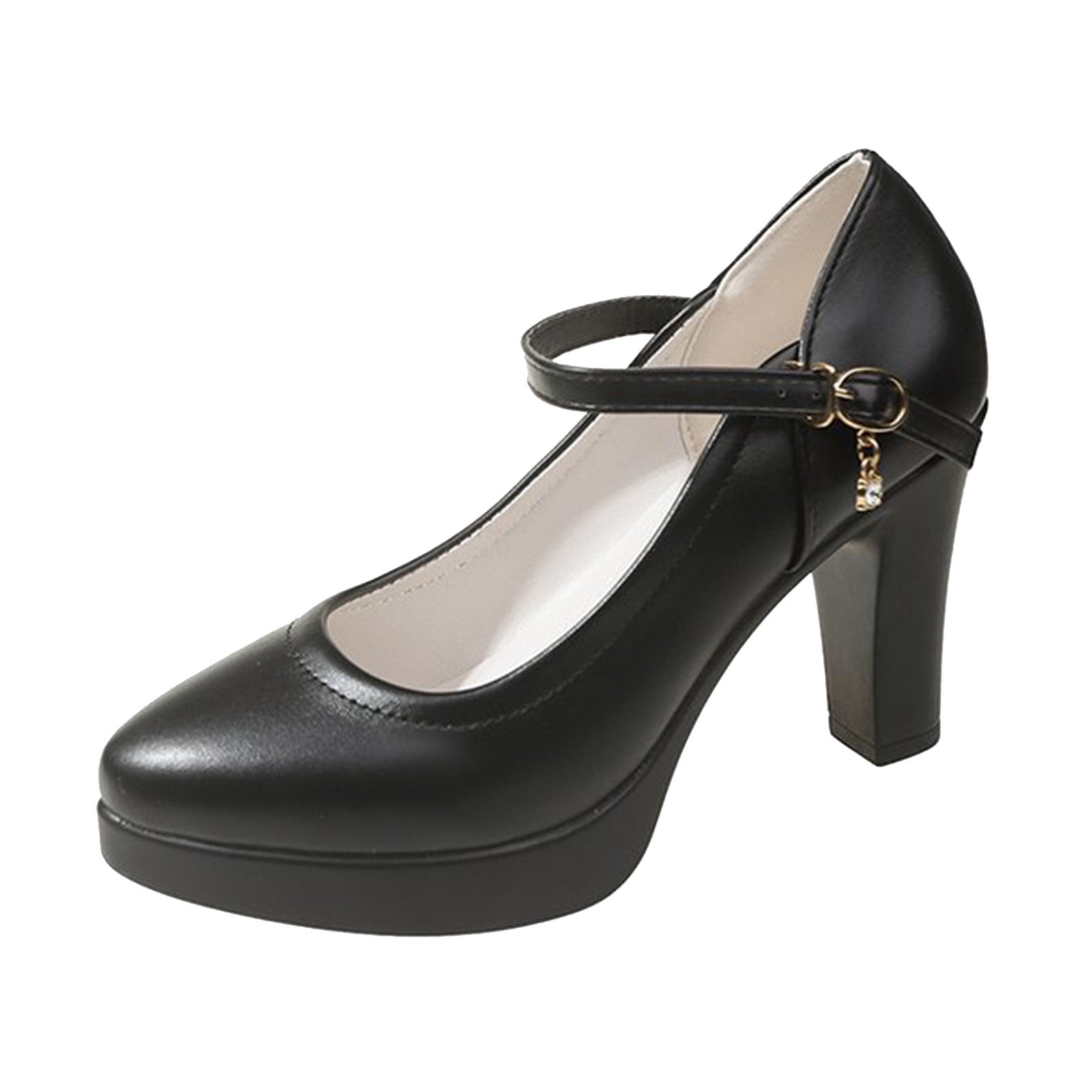 Mary Jane Shoes Women,Dirndl Traditional Heel Dance Bridal Block Heel ...