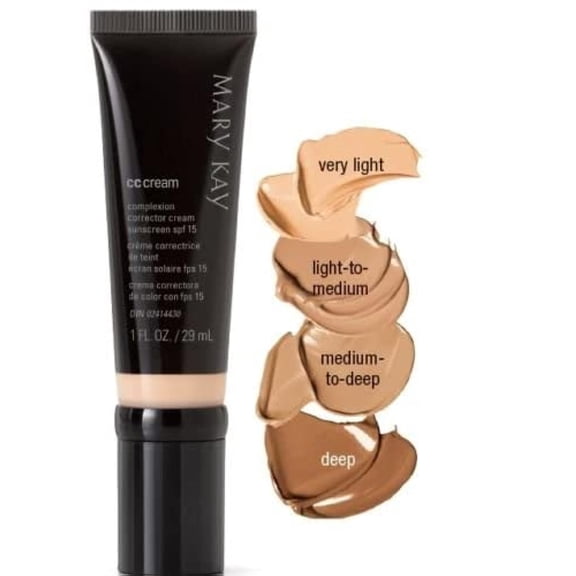 Mary Kay CC Cream Sunscreen SPF 15 - Deep, Lightweight Moisturizer for All Skin Types, 1 Fl Oz