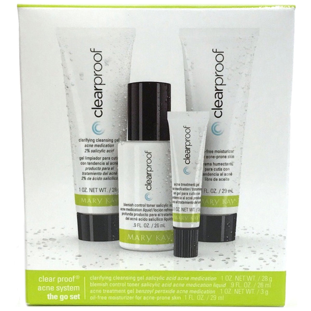 Mary Kay Clear Proof Acne System the Go Travel Set