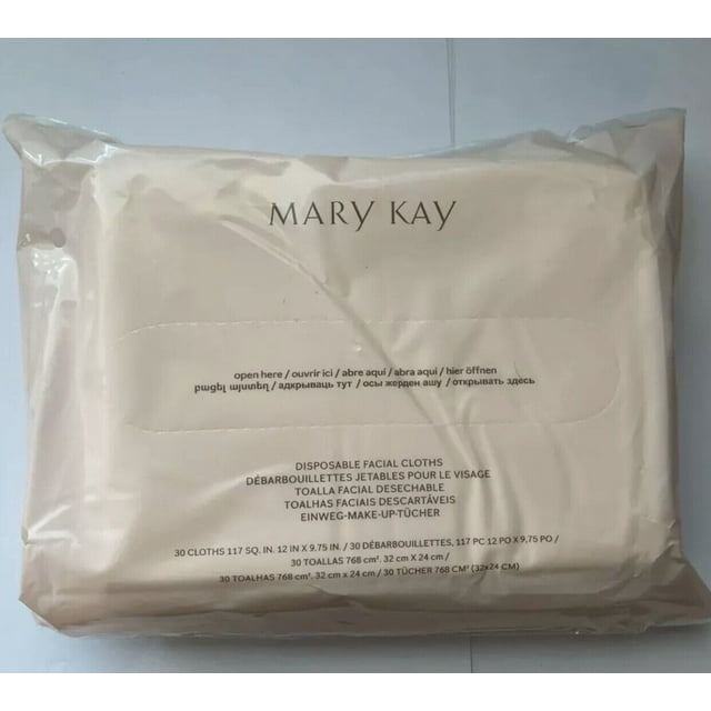 Mary Kay Disposable Facial Cleansing Cloths (1 Pack of 30 Cloths)