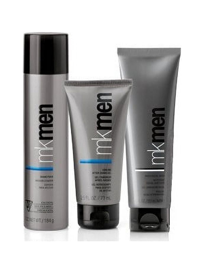 Mary Kay MK Men Set Daily Facial Wash, Shave Foam & After Shave Gel