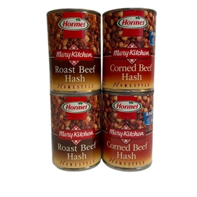 Mary Kitchen Corned Beef and Roast Beef Hash Pack of 4 14oz cans