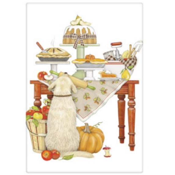 Mary Lake-Thompson BT854 Fall Dessert Dog Flour Sack Towel