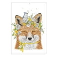 thumbnail image 1 of Mary Lake Thompson Dandelion Fox Flour Sack Kitchen Dish Towel, 1 of 1