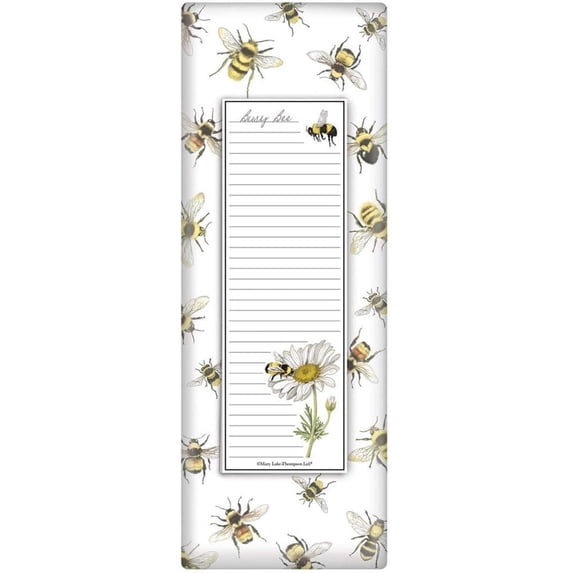 Mary Lake Thompson Scattered Bees Flour Sack Towel with Matching Notepad Set
