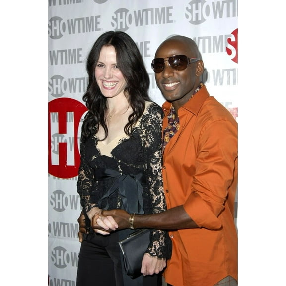 Mary-Louise Parker, Romany Malco At Arrivals For Showtime Premieres Of Weeds And Barbershop, Paramount Studios, Los
