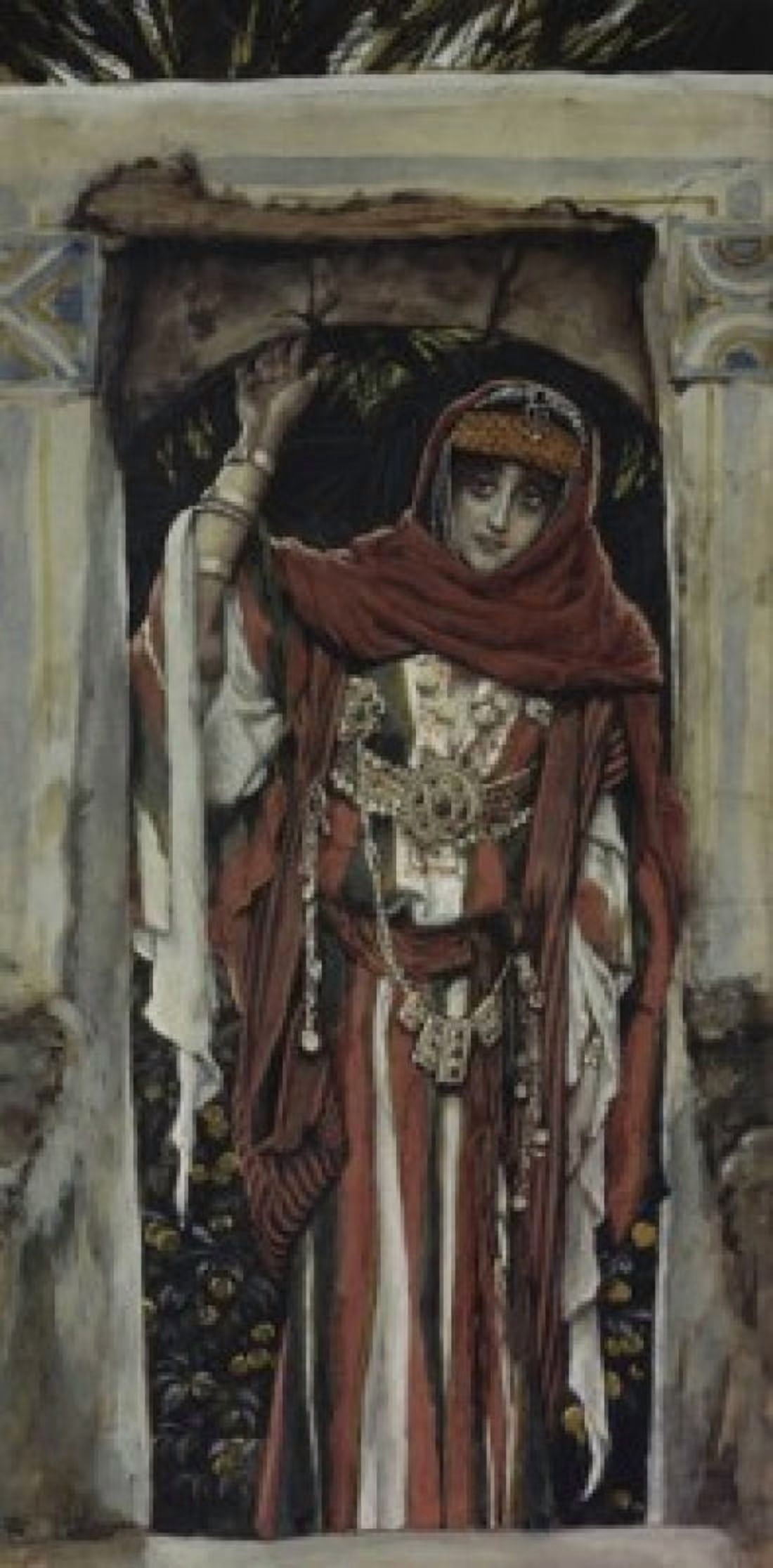 Mary Magdalene before Her Conversion 1886-1894 James Tissot (1839-1902French) Gouache Brooklyn Museum New York USA Canvas Art - James Tissot (24 x 36)