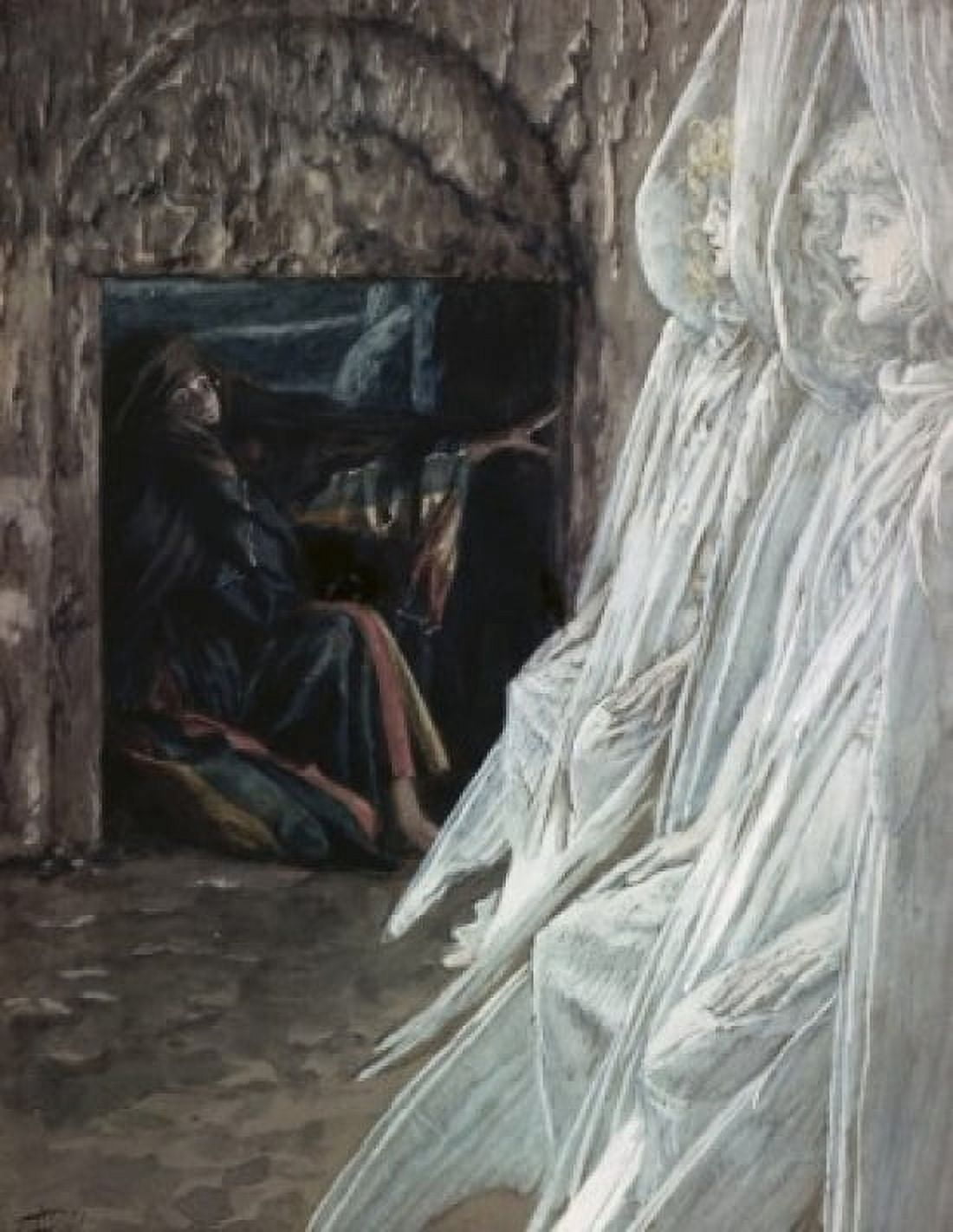Mary Magdalene in the Tomb  James Tissot (1836-1902 French) Canvas Art - James Tissot (18 x 24)