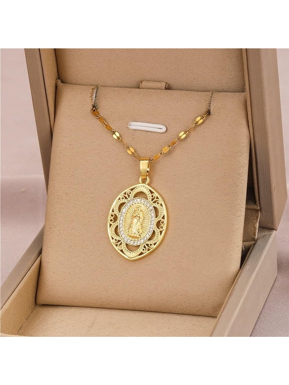 Mary Mariner Necklace Cadena Virgen De Mary Scapular Necklace