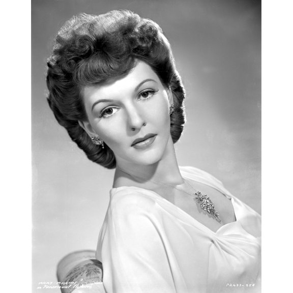 Mary Martin sitting and Leaning Portrait Photo Print (24 x 30)