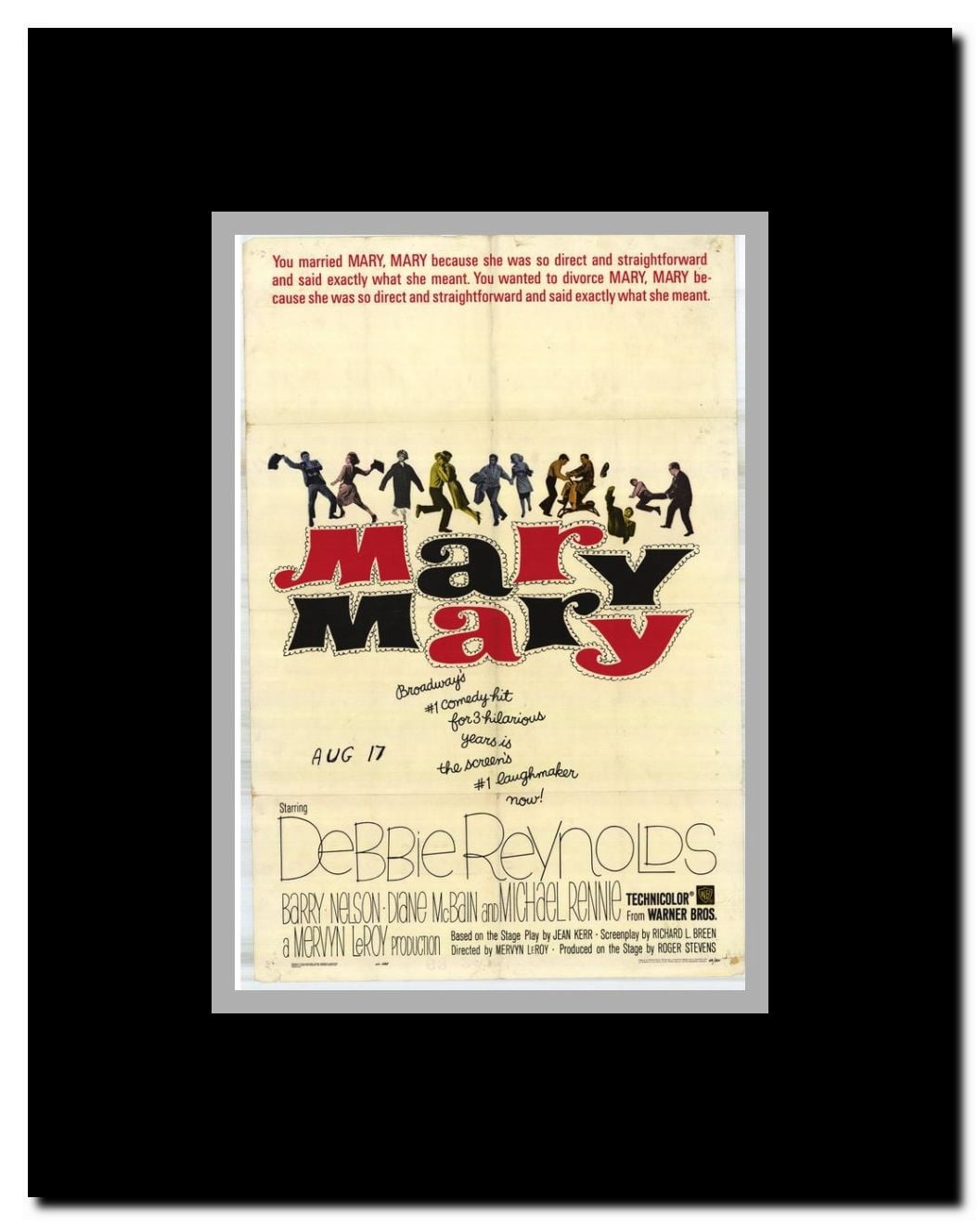 Mary Mary Framed Movie Poster