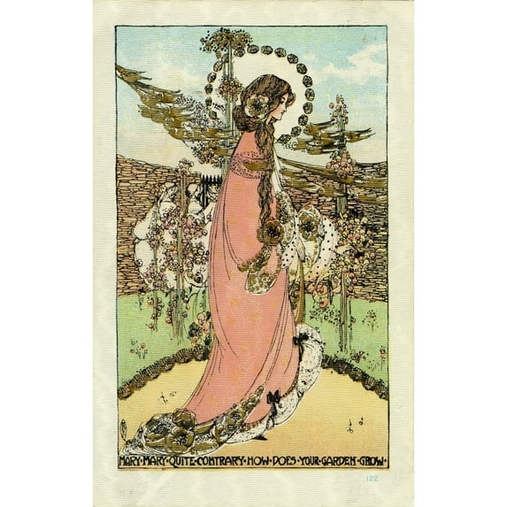 Mary Mary Quite Contrary Poster Print By Mary Evans Picture Librarypeter & Dawn Cope Collection