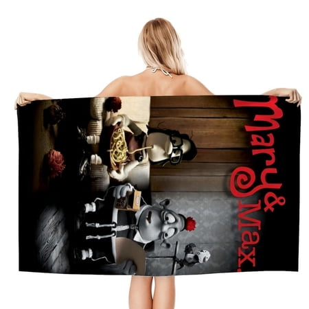 Mary and Max Beach Quick Drying Towel,"Quick-Dry, Sand-Free, Lightweight & Compact Beach Towel - Oversized 30.7x59in(78x150cm) for Ultimate Comfort and Convenience"