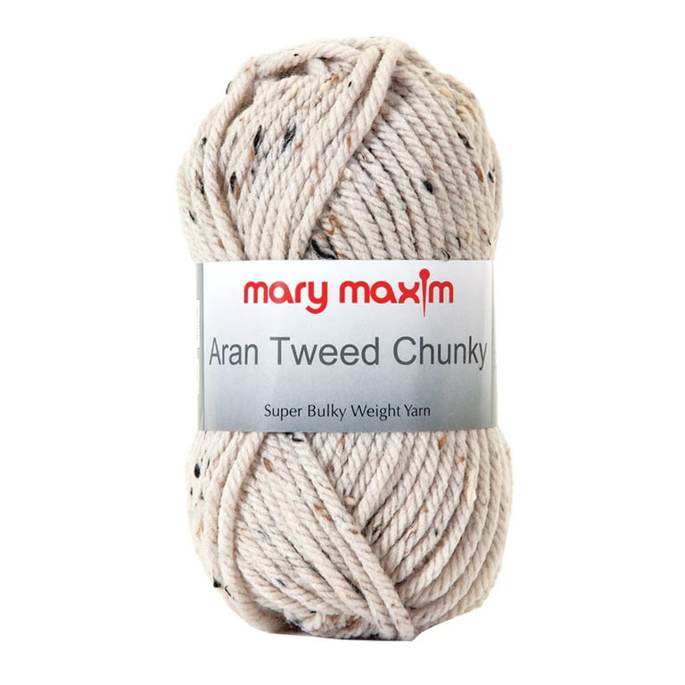 Mary Maxim Aran Chunky Yarn - Tweed 