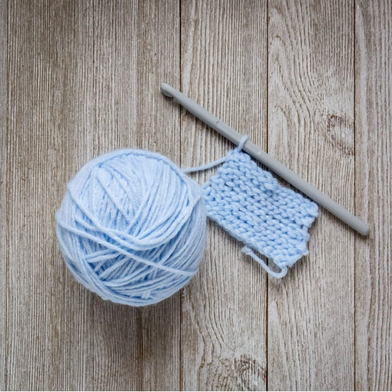 Mary Maxim Nylon Acrylic White Sparkle Yarn, 171 yd