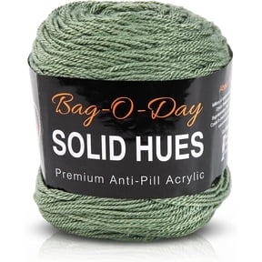 Mary Maxim Bag-O-Day Solid Hues Acrylic Yarn Cake, Fragrant Culinary Herb