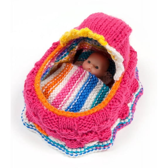 Mary Maxim Brights Cradle Purse - Knit Yarn