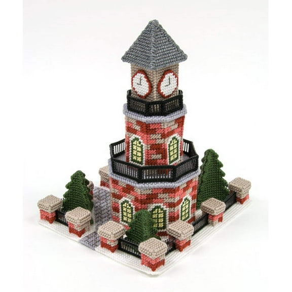 Mary Maxim Clock Tower Plastic Canvas Kit