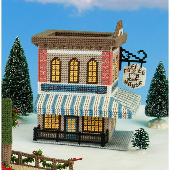 Mary Maxim Coffee House Plastic Canvas Kit