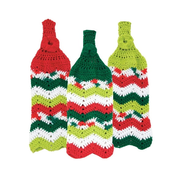 Mary Maxim Happy Holidays Towels Yarn