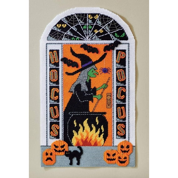 Mary Maxim Hocus Pocus Plastic Canvas Wall Hanging Kit