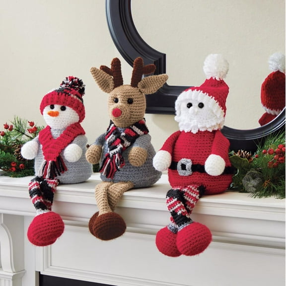 Mary Maxim Holiday Shelf Sitters Yarn
