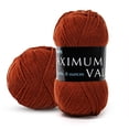 thumbnail image 1 of Mary Maxim Maximum Value Copper Acrylic Yarn for Crocheting, Knitting 474 Yds, Copper, 1 of 7