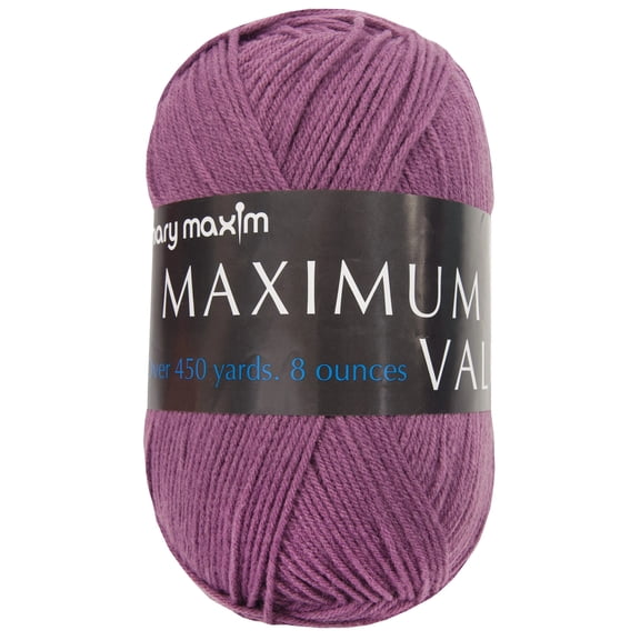 Mary Maxim Maximum Value Yarn - Medium Violet