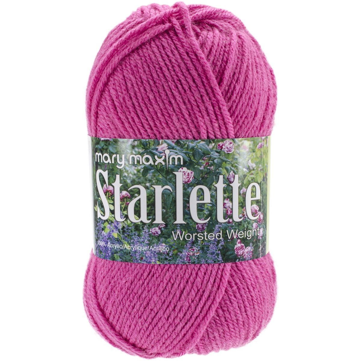 Mary Maxim Starlette Sparkle Yarn 4 Medium Worsted Weight Yarn, 98