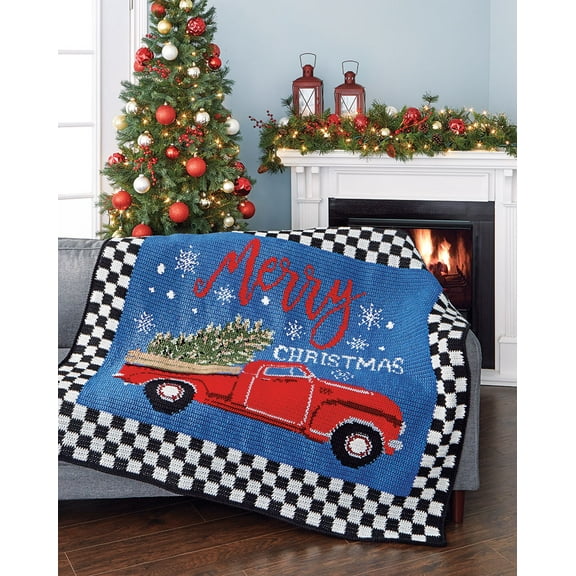 Mary Maxim Merry Christmas Afghan