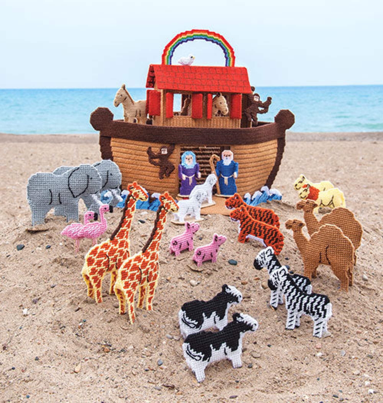 Mary Maxim Noah's Ark Plastic Canvas Kit