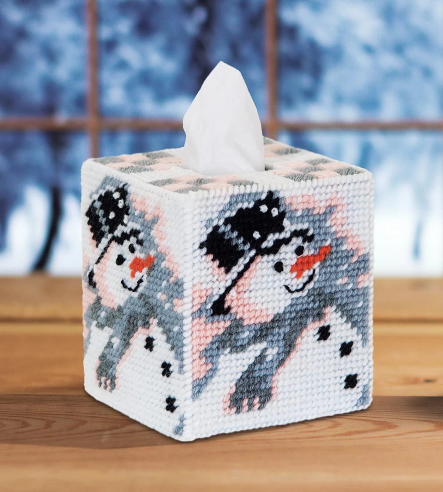 Plastic kleenex box holder sale