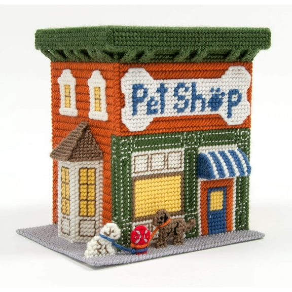 Mary Maxim Pet Shop Plastic Canvas Kit