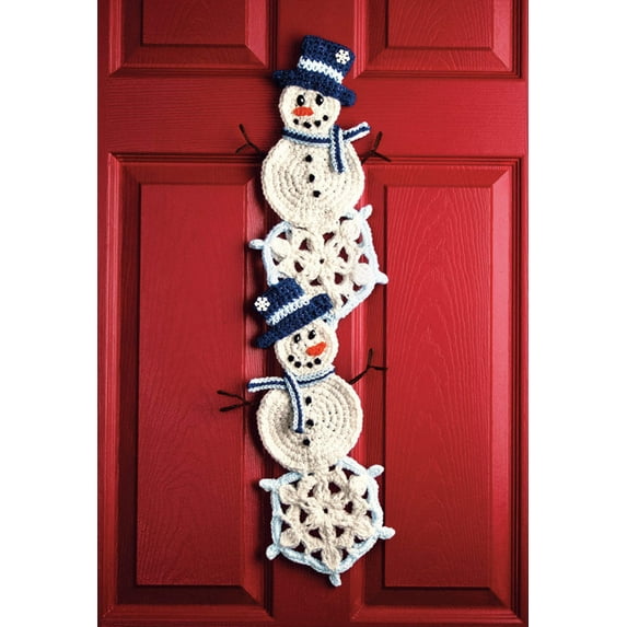 Mary Maxim Snowman and Snowflake Wall Hanging Yarn