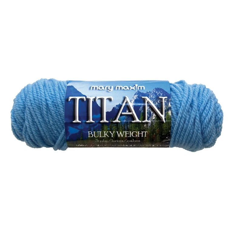 Mary Maxim Titan Yarn - Medium Blue