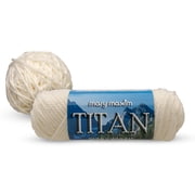 Mary Maxim Bulky Yarn, Weight 5 Chunky Yarn for Crocheting and Knitting - Cottonwood